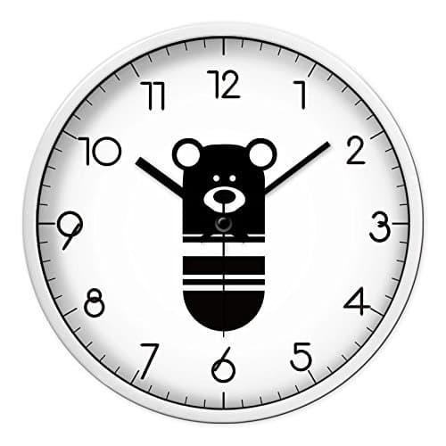 Wall clock, simple and stylish wall clock, ultra-quiet clock,quiet wall clock?Creative home pendant,12Inch