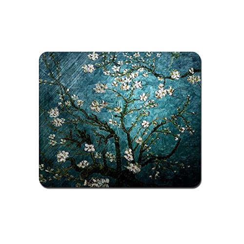 CENNBIE Mouse Mat Pad 9.8 * 7.8in Laser & Optical Mouse Compatible - Blossoming Almond Tree
