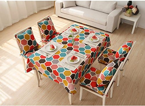 Table table tablecloth beautiful tablecloth Pope Wallpaper Cotton Rectangular Table Cloth Japanese-style Thickening Canvas Cover Towel Hotel hotel tablecloth durable ( Size : 140*220cm )