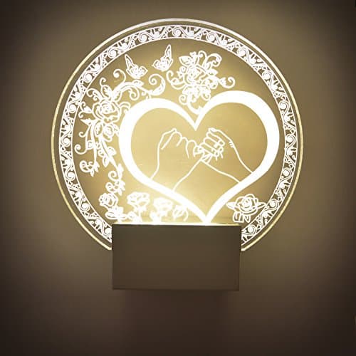 Modern simple acrylic wall lamp bedroom led bed lamp Led indoor corridor corridor wall lamp 20 * 21 (cm)