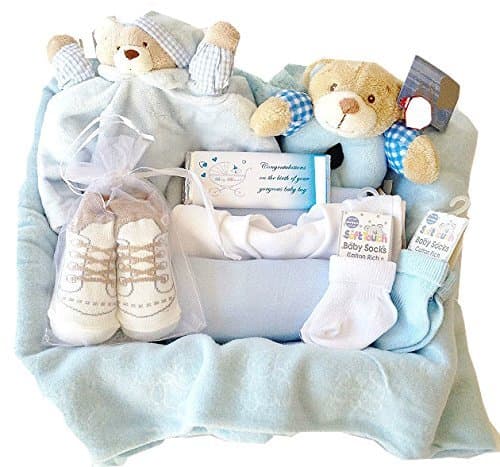 New Arrivals Hamper: Baby Boy Gift Boxed