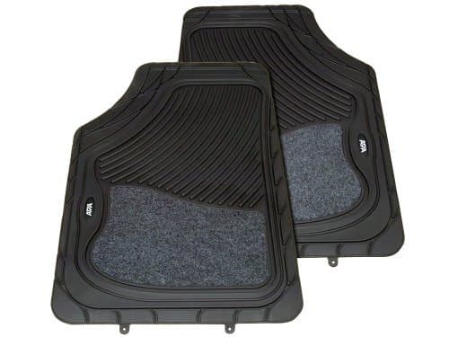 APA 23660 Universal President Rubber Mat Set, Black