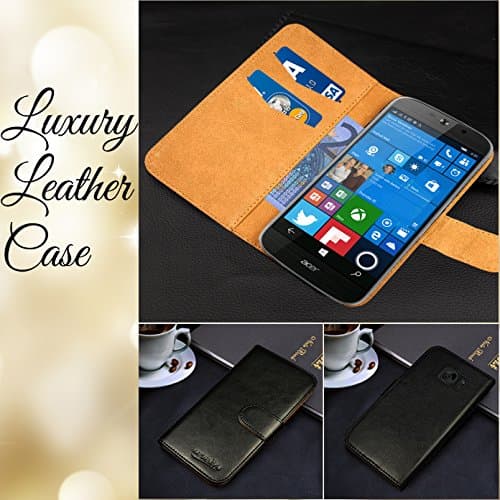 Acer Liquid Jade Primo Case , thinkmobile - Acer Liquid Jade Primo Case Black Cover Pu Leather Wallet