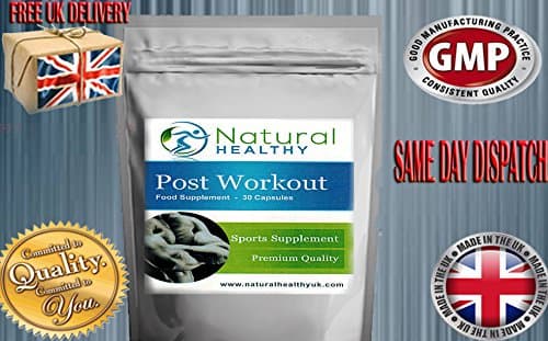 60 Post Workout - L-Glutamine - Sport diet supplement - high strength 2 months supply