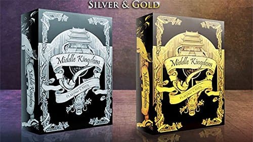 Murphys Magic Middle Kingdom (Gold) Playing Cards Printed by US Playing Card Co, Cool Collectable Cards, Custom Design Decks, Cards For Magicians, Designer Deck