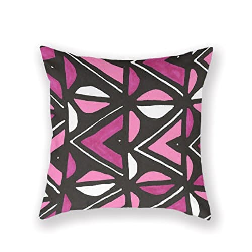 VintageSh0p African Pattern Mud Cloth Mudcloth Tribal Pillow Case Throw Pillow Cover Customized Pillowcase Decorative Pillow Case Pillow Covers Cotton,18X25Inches