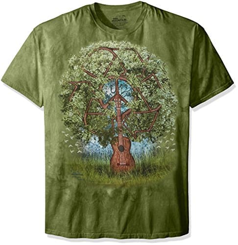 The Mountain Men's Guitar Tree T-Shirt, Green, Medium