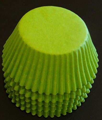 50 Lime Green Cupcake Liners Baking Cups STANDARD SIZE BC-35-50
