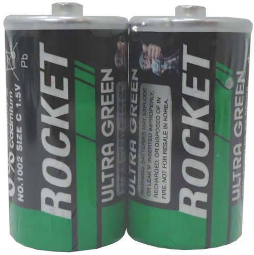ToolUSA 2 Piece Package Of Heavy Duty Rocket Brand c Cell Batteries: BH-CC-2PK-RT-Z04 : (Pack of 4 Packages)