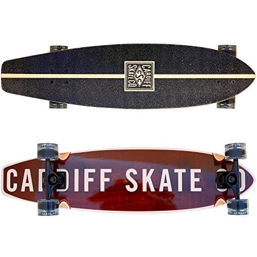 Cardiff Skate Co. Cruiser Longboard, 36", Dark Maple