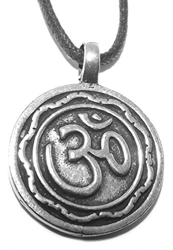 OM (Aum) Buddhist Pewter Pendant / Necklace