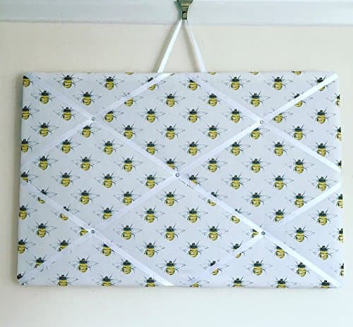 Fabric memo board, notice board, pin board