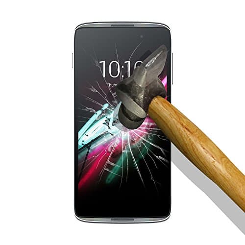 9H Tempered Glass - Alcatel OneTouch Idol 3 5.5 Screen Protector, Premium Tempered Glass Screen Protector for Alcatel OneTouch Idol 3 5.5, Bubble Free, 9H Hardness, Perfect fit, Anti-scratch