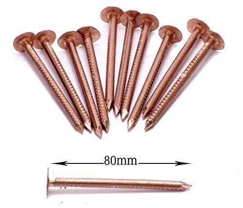 Copper Tree Stump Killer - 12x Extra.Large 80mm copper nails