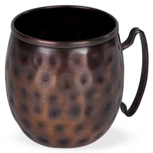 Moscow Mule Hammered Antique Copper Mug - 14 oz