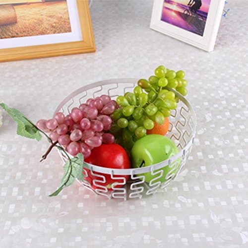 Stainless Steel Fruit Basket Continental Fruit Plate Creative Fruit Bowl Shelf Living Room