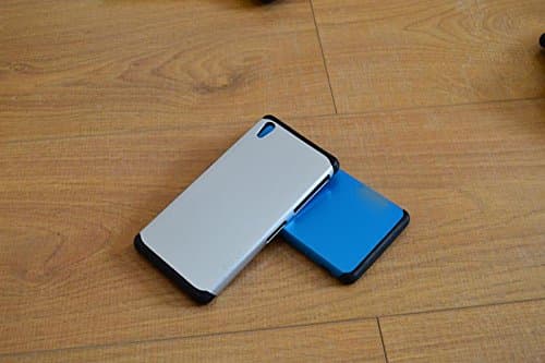 NSY - Slim Armor Case For Sony Experia Z2 Hard Shockproof Tough Bumper Case - New Look (Silver )