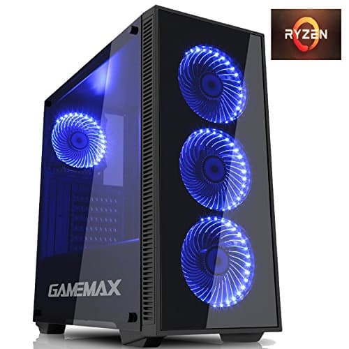 Discountedpcs Gaming PC - Intel i5 4460 Quad Core 3.40GHz, GTX 960 4GB GDDR5, 16GB Corsair DDR3 1600MHz RAM, 1TB Hard Drive, Gigabyte H81M-S2H, GameMax Falcon Red Case, 300mbps WiFi, Win 10 Home,Modular psu