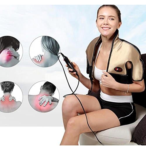 Cervical Shoulder Back Neck Massager, Far Infrared Thermotherapy Technology Keep Warm Back Brace