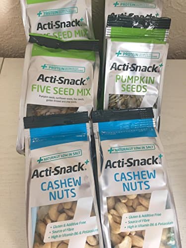 Nuts & Seeds Action Packs - Acti Snacks 6 Mixed Packs - 3 Varieties (2 of each) Healthy Snacks packs from 100-220g each