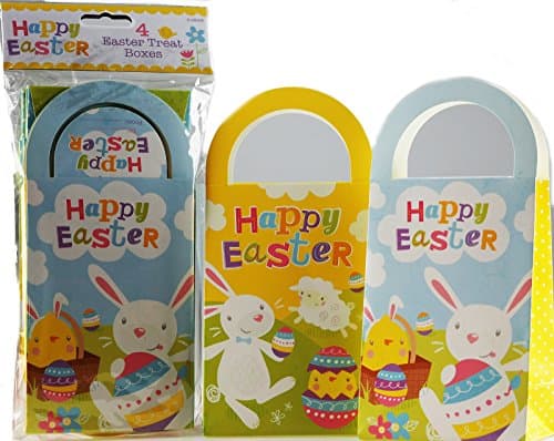 Set Of 16 Easter Goodie Loot Party Boxes - For Easter Egg Hunt or Parties