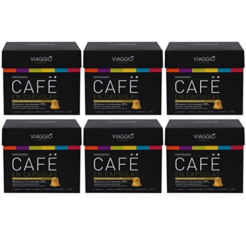 VIAGGIO ESPRESSO - 360 Nespresso machine compatible coffee capsules - PACK PREMIUM
