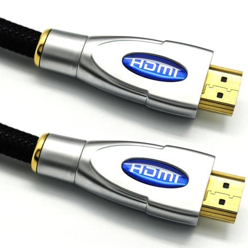 LCS - FALCON EVO - 24.6 Feet / 7.5 M - Full Metal Jacket Connectors - HDMI 1.4 - 2.0 Professional - 3D - Ultra HD 4k 2160p - Audio Return Channel (ARC) - 24k Gold plated