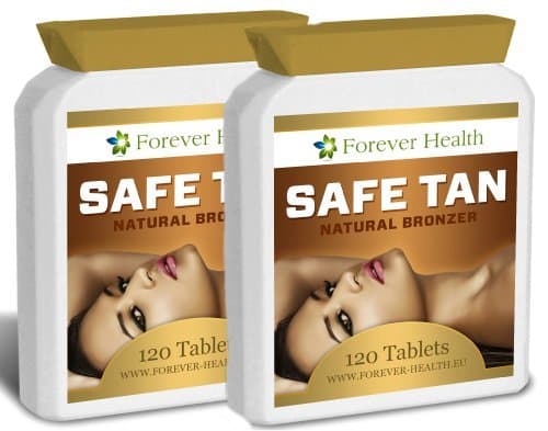 Safe Tan Natural Tanning Tablets – Get a Great All Over Body Tan In Your Own Home ! No Need To Visit A Tanning Salon Now you Can Get That Healthy Looking Body Sun Tan From These New SAFE TAN Self Tanning Capsules ! No More Streaky Fake Spray Tans that only Last a Few Weeks – SAFETAN will last for months and never wash off ! Don’t Fake Tan – Use SAFE TAN ! 240 Tan Pills
