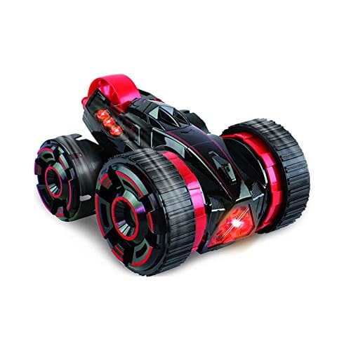 High Speed RC Stunt Car With Flexible Wheels 6ch five wheels Special Effects Robot Radio Cotrol Car(Red)