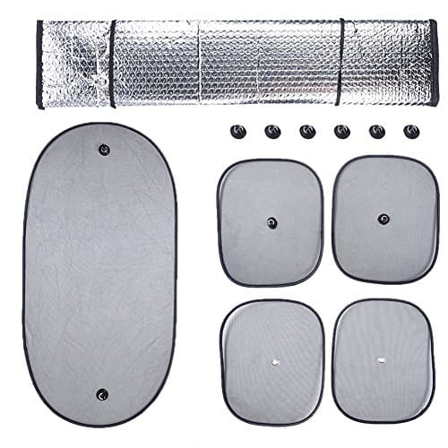 JTRAIL-5pcs/Set Auto Front Rear Side Window Sun Shade Car Windshield Visor Cover Block