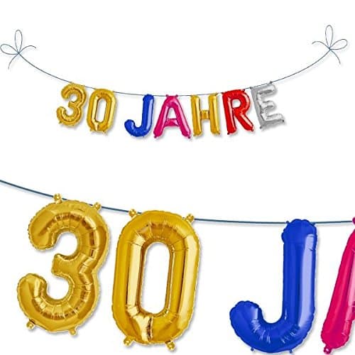 YesBox 'Foil balloon set 30 Years