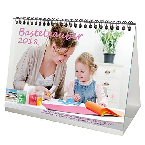 Premium Desktop Calendar – DIN A4 Keepsake Magic White – Without Calendar Craft Handicraft – Photo Calendar – Crafts – Gift Set 1 Greetings Card 1 Christmas Card – Soul Magic