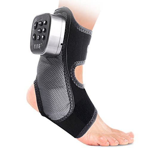 MEIDUO Therapy Massager Ankle Support for Heel Relief Ankle Sprain Brace for Achilles Tendon Plantar Fasciitis Foot Splint Silver