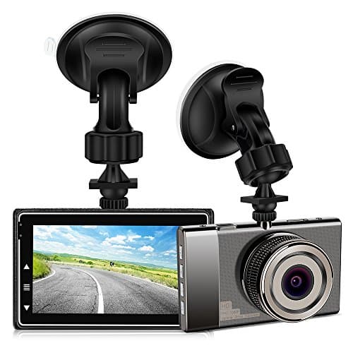 Dash Cam,Uniway Car Camera VR17 3.0 Inch DVR 1080P Dashboard Camera Car Vehicle Camera with G-Sensor Loop Recording WDR