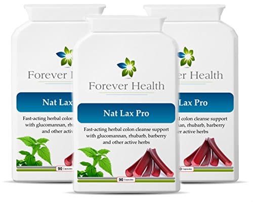 NAT LAX PRO - Nat Lax Pro is the Ultimate Herbal Laxative – It Uses Only POWERFUL HERBAL Ingredients Like RHUBARB WILD YAM and GARLIC To Quickly Relieve a Blocked Colon / Bowel and is based on the World Famous Dr Christopher Formula - Specially Formulated to give Quick relief from Constipation and other Digestive Disorders Like IBS or Irritable Bowel Syndrome - FEEL FRESH and CLEAN - 270 Herbal Capsules