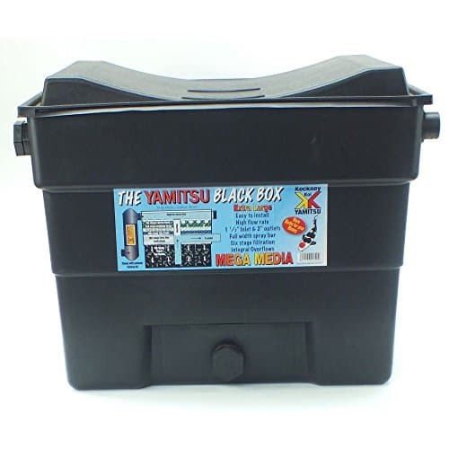 Kockney Koi Yamitsu Mega XL Black Box Pond Filter Fish Goldfish Koi Carp Pump Fed