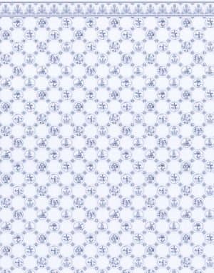 Dolls House Miniature 1:12th Scale Dutch Tile Wallpaper