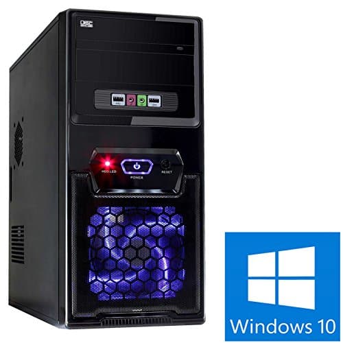 OCHW Viper Ultra Fast Quad Core, Gaming PC Desktop Computer AMD Kaveri A8 X4 9600 CPU Quad Core, ATI Radeon HD R7 Graphics,1000GB HDD Hard Drive, 4GB 2133MHZ DDR4 RAM, USB 3.0, Wifi, Windows 10 Operating Software
