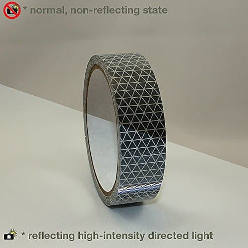 Reflexite Ref-Db Retroreflective V92 Daybright Tape (Silver- ) 1 In. X 5 Yds. White