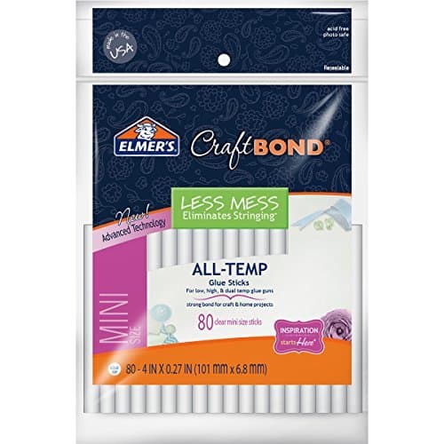 Elmers Less Mess Mini Glue Sticks 4-In Pk/80 by Elmers