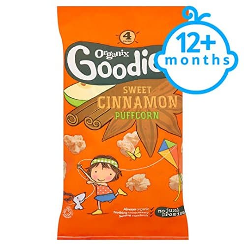 Organix Sweet Cinnamon Puffcorn 4X10g