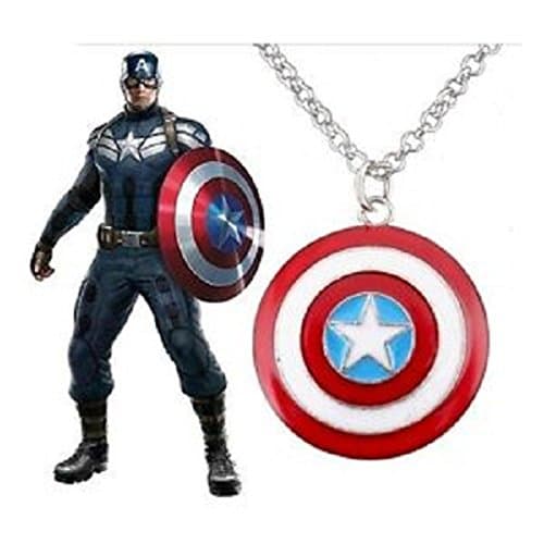 captain america necklace pendant