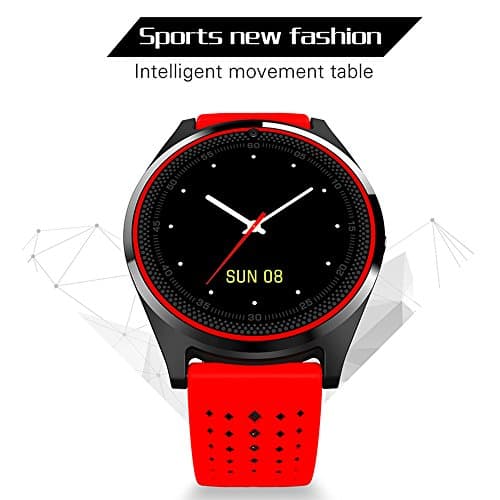 Sweat proof Smartwatch Phone with Camera - HzDirect Watchband Replaceable Support TF/SIM Card Bluetooth Function for Android Smartphones and IPhone