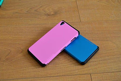 NSY - Slim Armor Case For Sony Experia Z2 Hard Shockproof Tough Bumper Case - New Look (Pink)