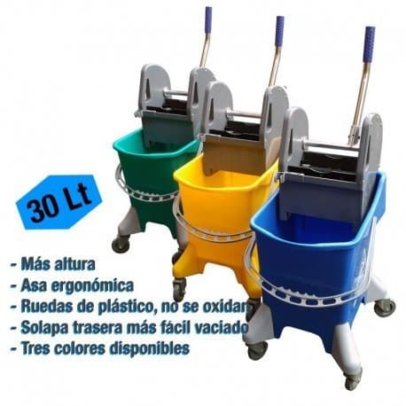 Trolley with 17-Litre Press Plus 30 Litres, green