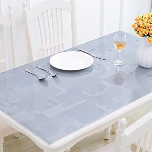 Thicken PVC table cloth / waterproof soft glass plastic tablecloth / table mat , #7 , 80*140cm