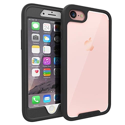 iPhone 8 case,iPhone 7 Case, eSellerBox® Heavy Duty Full-body Rugged Hybrid Dual Layer Slim Protective with screen protector Case Cover for Apple iPhone 8/iPhone 7(4.7, Black)