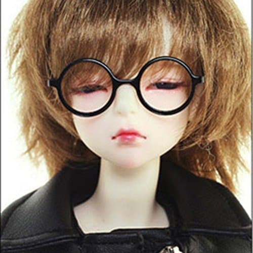 Dollmore Glasses MSD - Round Steel Lensless Frames (Black)