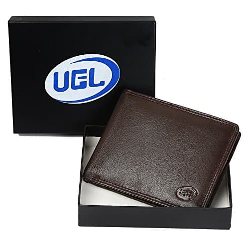 Premium Genuine Bifold Leather Wallet for Men Soft, Comfortable & Stylish - Dark Brown