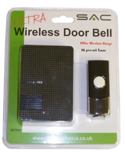 SAC Electronics SE7020 200m Range Ultra Wireless Door Bell